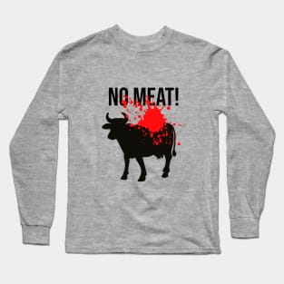 No Meat Long Sleeve T-Shirt